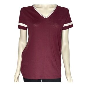 Pink Victoria Secret Vneck T-shirt Sz Small